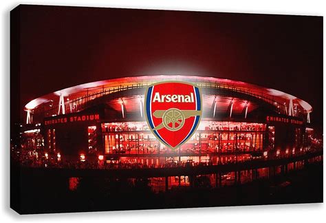 Arsenal Fc The Emirates Stadium Canvas Wall Art 30x18 Uk