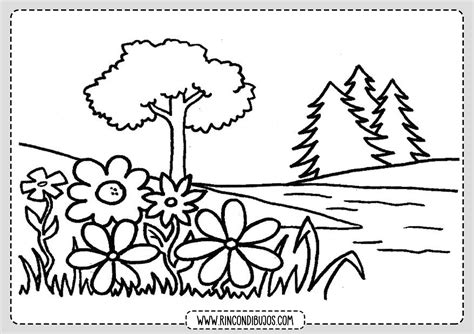 Dibujos De Paisajes Para Colorear Paisajes Bonitos Para Pintar