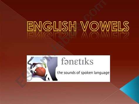 Esl English Powerpoints English Vowels