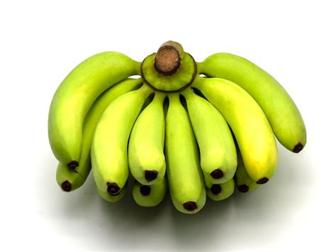 Premium Photo Bunch Of Green Bananas Isolated On White Background