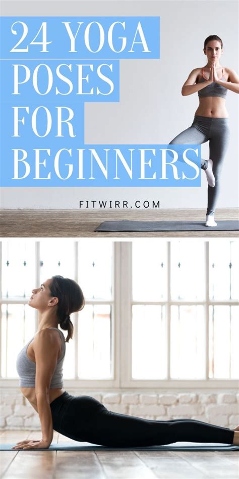 24 Essential Yoga Poses For Beginners Videos Fitwirr In 2020