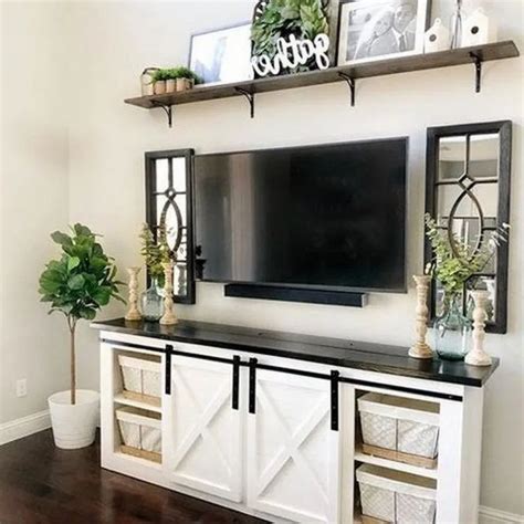 2030 Farmhouse Tv Stand Decor Ideas