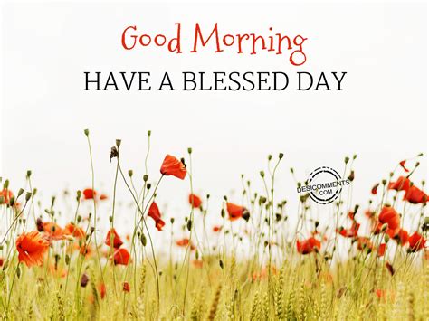 Have a blessed day by virgil, released 01 october 2015 1. Good Morning Have A Blessed Day Image - DesiComments.com