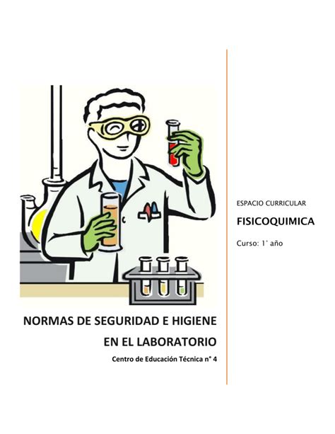 NORMAS DE SEGURIDAD EN EL LABORATORIO Pdf