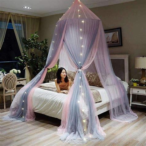 I think this was my very first pinterest project!! Three Opening Breathable Mesh Two Tune Color Canopy in ...