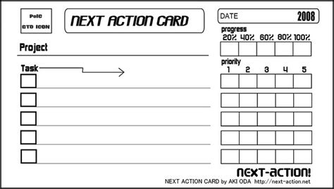 Next Action Cards Template β 掲載url：next Flickr