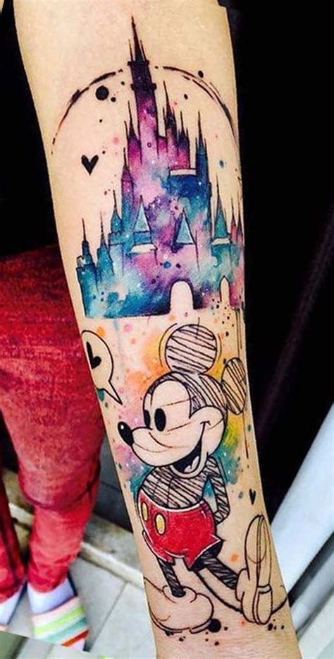 30 Unique Disney Tattoo Ideas For Women Disney Tattoos Mouse