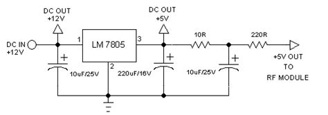 5v Regulator Circuit Using Ic Lm7805 Electronic Projects Power