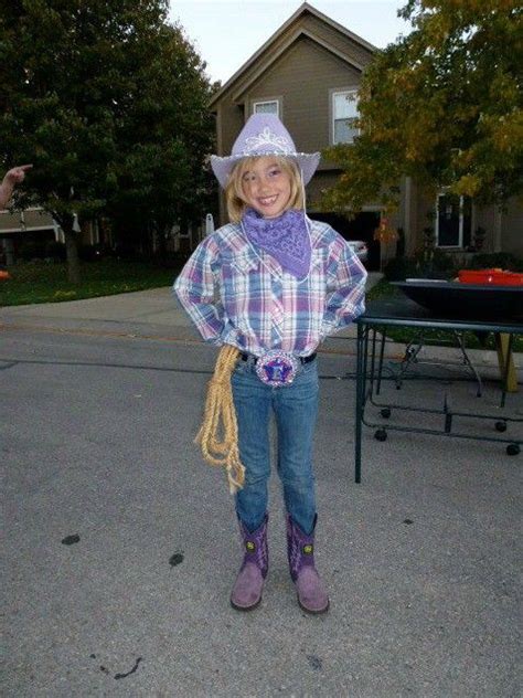 You may already have many of the items needed for a cowgirl costume in your closet, or you can purchase them inexpensively at thrift stores. Easy Homemade Costume Ideas - iVillage | Easy homemade costumes, Cowgirl costume kids, Homemade ...