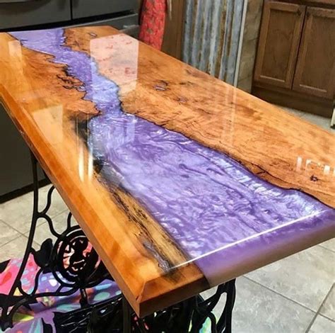 Beautiful woodwork project epoxy table - #epoxy #epoxytable #epoxyresin