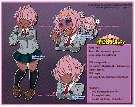 Bnha Character Sheet Commission By Momo Kitsugi On Deviantart In 2020