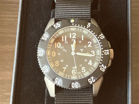 mwc p656 2023 model titanium tactical series watch with gtls tritium and ten year battery life