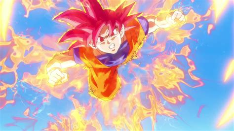 Its overall plot outline is written by dragon ball franchise creator akira toriyama, while the. 1920x1080 Goku Super Saiyan God 1080p Wallpaper | Dragon ...