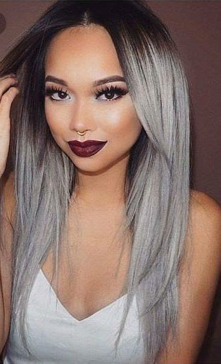 Shadow Root Silver Hair Hair