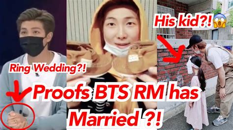 Bts Rm Has Married Kim Namjoon Has Married Youtube