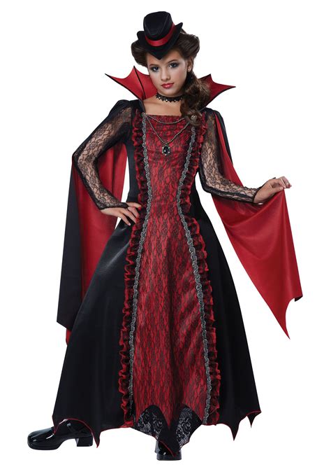 Victorian Vampira Girls Costume