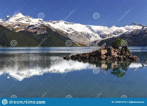Garibaldi Blue Lake Snowy Mountains Landscape British Columbia Canada