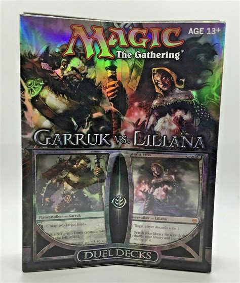 Magic The Gathering Mtg Garruk Wildspeaker Vs Liliana Vess Duel Decks