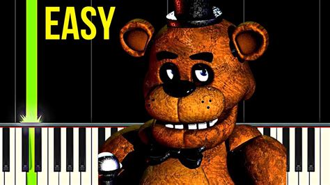 Five Nights At Freddys Freddy Fazbears Theme Easy Piano Tutorial