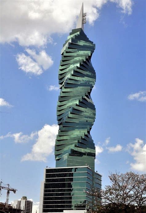 F Tower O Edificio Del Tornillo Panamá Ciudad Americas Army United