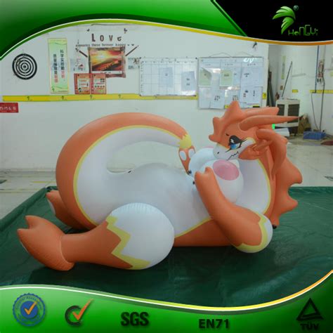 Hongyi Inflable Zoo Animal Plástico Del Juguete Inflable Goodra Paseo