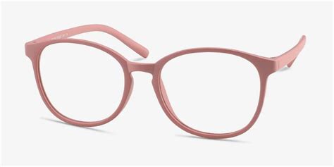 Dutchess Round Matte Pink Frame Glasses For Women Eyebuydirect Pink Eyeglasses Matte Pink