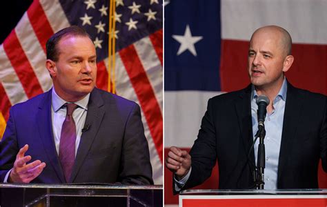 Both Republican Incumbent Sen Mike Lee And His Challenger Independent