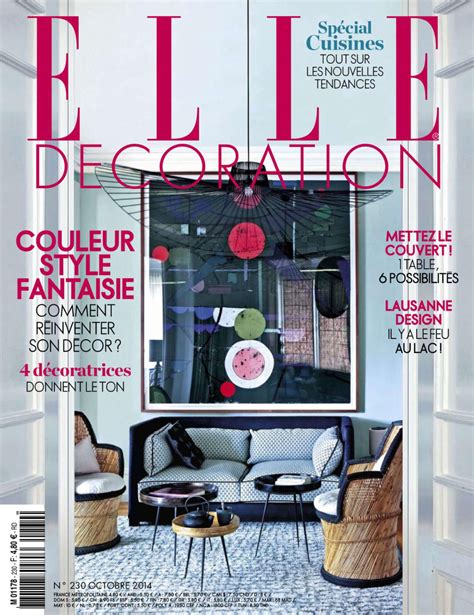 Elle Decoration France October 2014 Interiors By Color