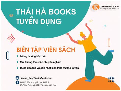 TUYỂN DỤNG BIÊN TẬP VIÊN TỦ SÁCH CHA MẸ Thái Hà Books