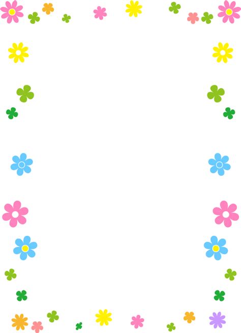 A4 Size Borders Printable Clipart - Full Size Clipart (#5637938