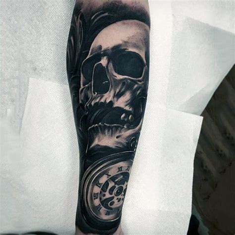 Skull Forearm Tattoos For Men Forearm Unterarm Calaveras Antebrazo