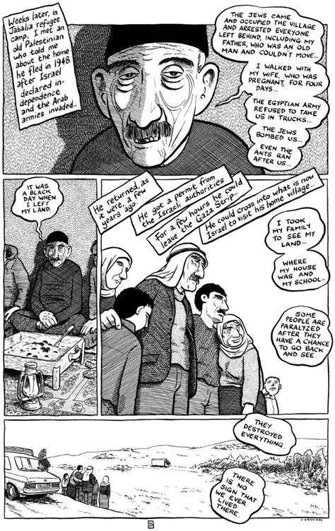 page 15 chapter 1 of joe sacco palestine graphic novel chapter a comics