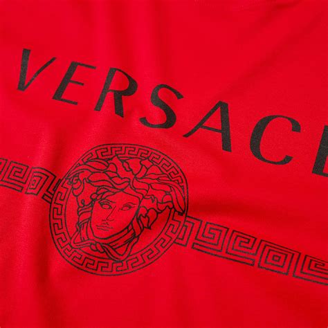 Versace Classic Logo Tee Red End Us
