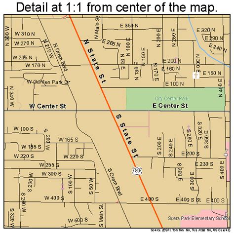 Orem Utah Street Map 4957300