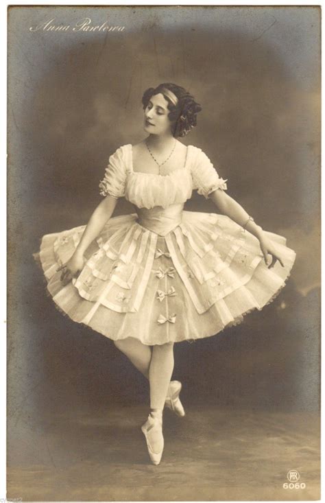 Original Postcard Russian Ballet Anna Pavlova Vintage Dance Anna Pavlova Vintage Ballerina