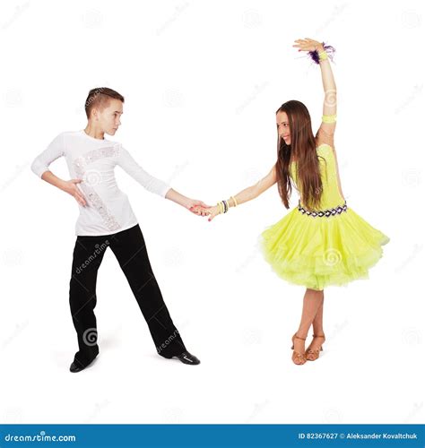 Boy And Girl Dancing Ballroom Dance Stock Image Image Of Couple