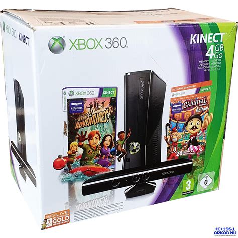 Xbox 360 Slim 4gb Kinect Bundle Boxad 394088728 ᐈ Arkadnu På Tradera