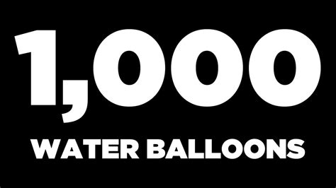 1000 Water Balloon Fight Youtube