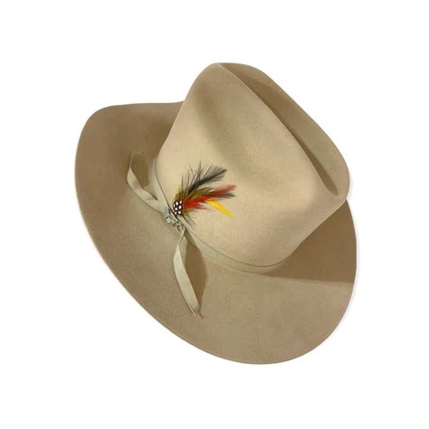Vintage Stetson Cowboy Hat Us Forest Service 4x Beaver Hat Western