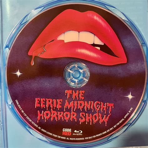 The Eerie Midnight Horror Show Blu Ray Code Red Rare Oop Like New Ebay