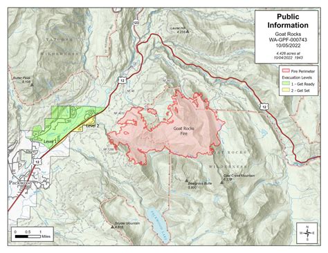 Goat Rocks Fire Moderate Fire Growth Expected As Warm Weather