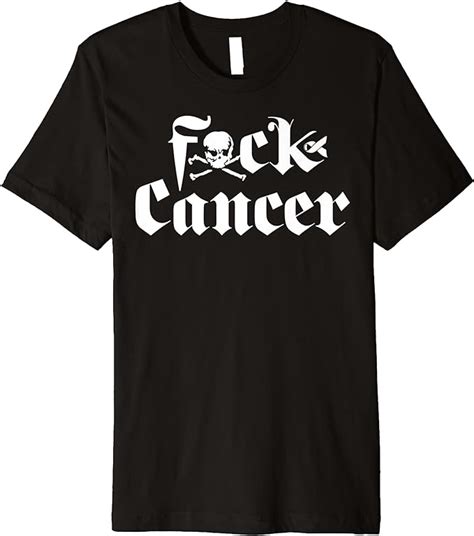 Fu Cancer T Shirt Fuck Cancer Tshirt Cancer Awareness Premium T Shirt Clothing