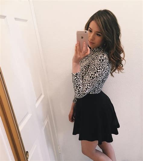 Pokimane On Instagram “🐰” Fashion Skater Skirt Sexy Pics