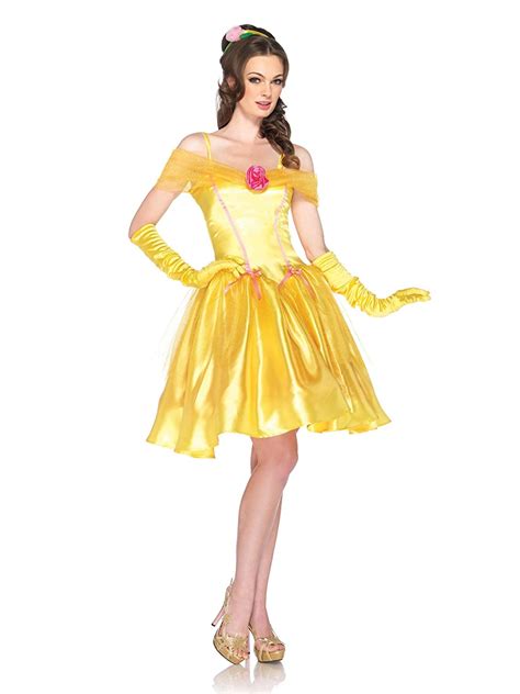Womens Disney Princess Belle Costume Uk Clothing