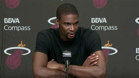 Chris Bosh Now Working With Heat Players