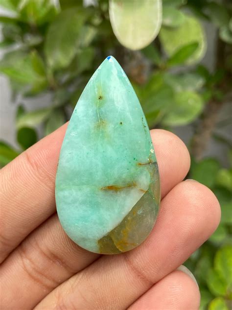 Extremely Rare And Beautiful Gem Silica In Quartz Cabochon Etsy