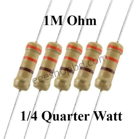 1m Ohm 14 Watt Resistor Eeeshopbd