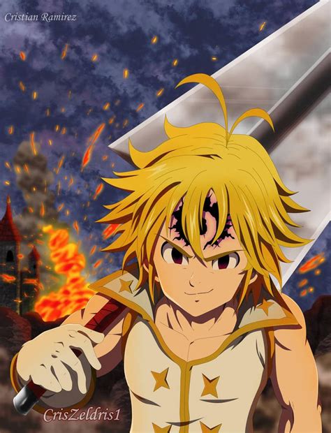 Meliodas Leader Of The Ten Commandments Fanart By