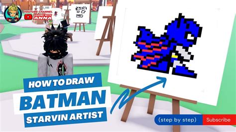 How To Draw Batman In Starving Artists Roblox Step By Step