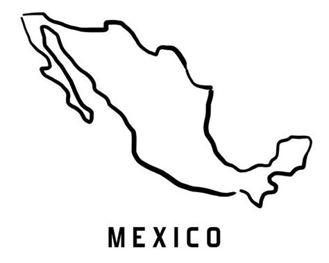 Blank Map Of Mexico Illustrations Royalty Free Vector Graphics And Clip